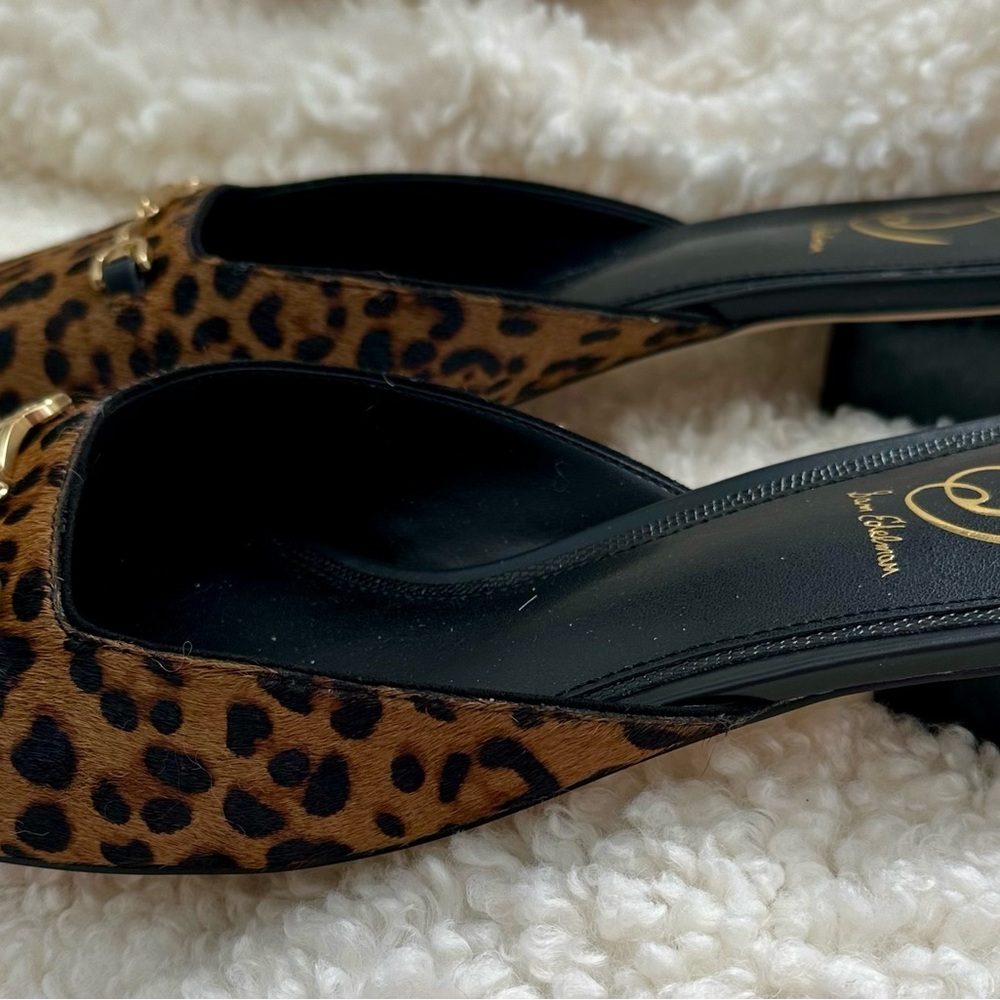 Sam Edelman Leopard Print Mules - Picture 9 of 9